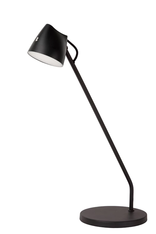 Lucide MILNE - Lámpara de escritorio - LED Regul. - 1x8W 2700K - Negro - apagado